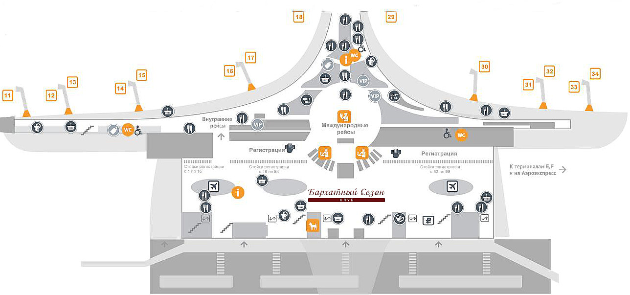Карта для вип зоны в аэропорту