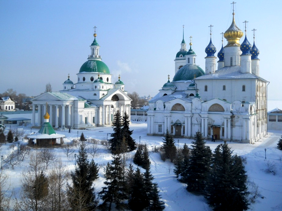 Переславль Залесский Никольский монастырь зимой